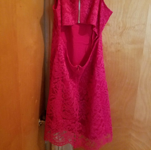 NBD BRIANNA FIT & FLARE LACE NBD DRESS - Picture 3 of 4